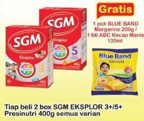 Promo Harga SGM Eksplor 3+/5+ All Variants per 2 box 400 gr - Indomaret