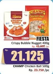 Promo Harga Fiesta Naget Crispy Bubble 500 gr - Hari Hari