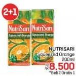 Nutrisari Juice 200 ml Harga Promo Rp8.500, Beli 2 Gratis 1