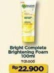 Promo Harga Garnier Light Complete Brightening Foam 100 ml - Indomaret