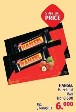 Promo Harga NABATI Hanzel Wafer per 6 pcs 14 gr - LotteMart