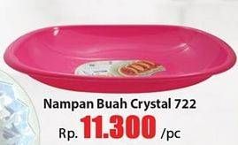 Promo Harga GREEN LEAF Nampan Crystal 722  - Hari Hari