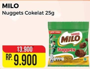 Promo Harga Milo Nuggets Cokelat 25 gr - Alfamart