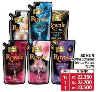 Promo Harga So Klin Royale Parfum Collection All Variants 720 ml - Lotte Grosir