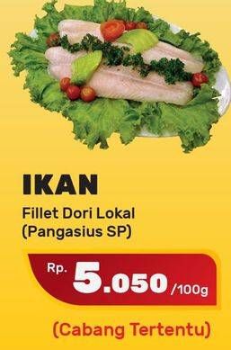 Promo Harga Fillet Dori Lokal per 100 gr - Yogya