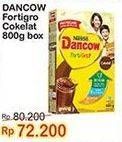 Promo Harga Dancow FortiGro Susu Bubuk Instant Cokelat 800 gr - Indomaret