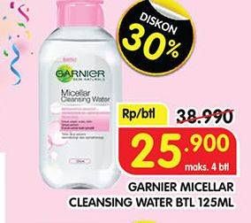 Promo Harga Garnier Micellar Water 125 ml - Superindo
