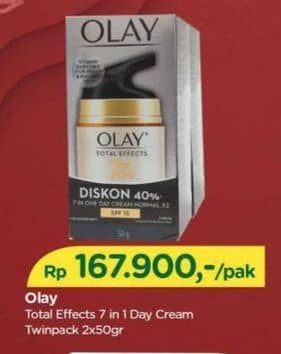 Promo Harga Olay Total Effects 7 in 1 Anti Ageing Day Cream 50 gr - TIP TOP