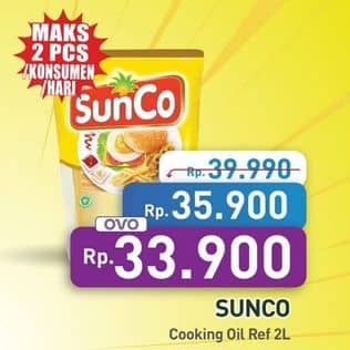 Promo Harga Sunco Minyak Goreng 2000 ml - Hypermart