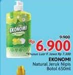 Promo Harga Ekonomi Pencuci Piring Power Liquid Jeruk Nipis 650 ml - Alfamidi