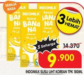 Promo Harga Indomilk Korean Series All Variants 180 ml - Superindo