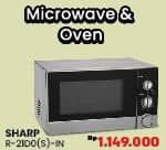 Promo Harga Sharp R-21D0(S)IN Straight Microwave Oven 23L 23000 ml - COURTS