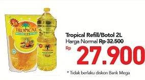 Promo Harga Tropical Reffil/Botol  - Carrefour