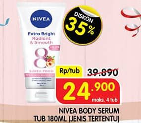 Promo Harga Nivea Body Serum 180 ml - Superindo