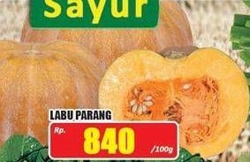 Promo Harga Labu Parang per 100 gr - Hari Hari