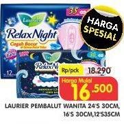 Promo Harga Relax Night 30cm 16s;24s/ 35cm 12s  - Superindo