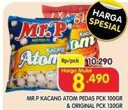 Promo Harga MR.P Kacang Atom Original, Pedas 100 gr - Superindo