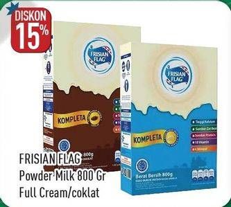 Promo Harga FRISIAN FLAG Susu Bubuk Full Cream, Cokelat 800 gr - Hypermart