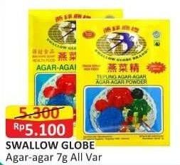 Promo Harga SWALLOW Agar Agar Powder All Variants 7 gr - Alfamart