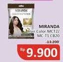 Promo Harga Miranda Hair Color MC2 Blue, MC1 Natural Black 30 ml - Alfamidi