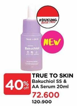 Promo Harga True To Skin Bakuchiol Skin Smoothing & Anti-aging Serum 20 ml - Watsons