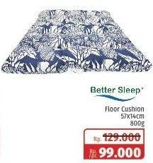 Promo Harga BETTER SLEEP Floor Cushion Square  - Lotte Grosir