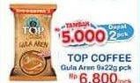 Promo Harga Top Coffee Gula Aren per 6 sachet 22 gr - Indomaret