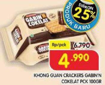 Promo Harga NISSIN Biskuit Gabin Chocolate 100 gr - Superindo