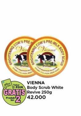 Promo Harga Vienna Body Scrub Reviving, Whitening Chocolate 250 gr - Watsons
