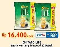 Promo Harga CHITATO Lite Snack Potato Chips  Seaweed 120 gr - Indomaret