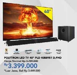 Promo Harga POLYTRON LED TV 40"  - Carrefour