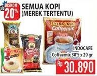 Promo Harga Indocafe Coffeemix per 30 sachet 20 gr - Hypermart