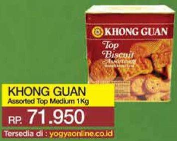 Promo Harga KHONG GUAN Top Biscuit Assortment 1000 gr - Yogya