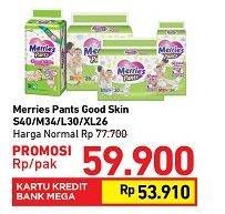 Promo Harga Merries Pants Good Skin S40, M34, L30, XL26  - Carrefour