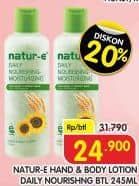 Promo Harga Natur-e Hand Body Lotion Daily Nourishing 245 ml - Superindo