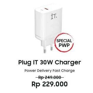 Promo Harga IT. Plug IT 30 Wall Charger 30W  - Erafone