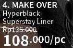 Promo Harga Make Over Hyperblack Superstay Liner 15 gr - Guardian