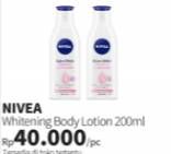 Promo Harga Nivea Body Lotion UV Extra Whitening SPF 15 200 ml - Guardian