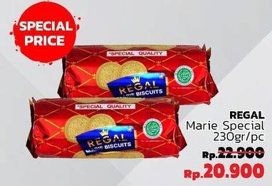 Promo Harga REGAL Marie Special Quality 230 gr - LotteMart