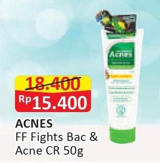 Promo Harga ACNES Facial Wash Fights Bac Acne Cr 50 gr - Alfamart