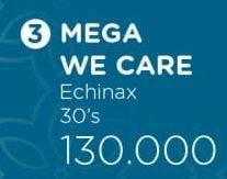 Promo Harga MEGA WE CARE Echinax Capsules 30 pcs - Watsons