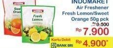 Promo Harga INDOMARET Air Freshener Fresh Lemon, Sweet Orange 50 gr - Indomaret