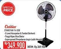 Promo Harga COSMOS 16 SDB Stand Fan  - Hypermart