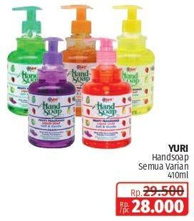 Promo Harga Yuri Hand Soap All Variants 410 ml - Lotte Grosir