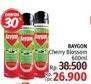Promo Harga BAYGON Insektisida Spray Cherry Blossom 600 ml - LotteMart
