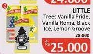 Promo Harga LITTLE TREES Assorted Freshner Vanilla Pride, Vanillaroma, Black Ice, Lemon Grove 1 pcs - Alfamidi