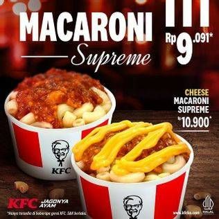 Promo Harga Macaroni Supreme  - KFC