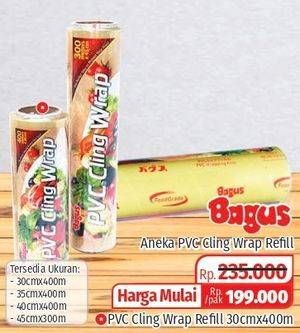 Promo Harga BAGUS PVC Cling Wrap  - Lotte Grosir