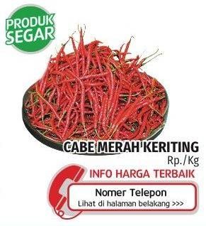 Promo Harga Cabe Merah Keriting  - Lotte Grosir