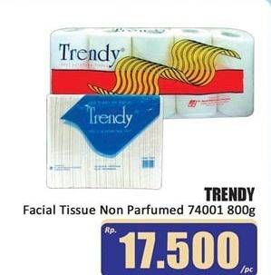 Promo Harga TRENDY Tissue Facial 74001 800 gr - Hari Hari